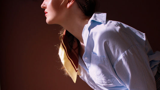 How to Wear a 90x90 Silk Scarf