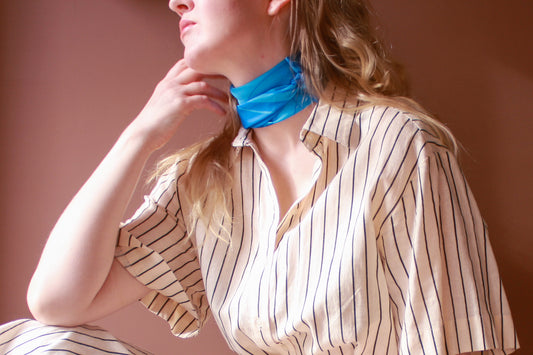 Silk Scarf No. 03 – Midnight Sister | 60x60cm | Limited Edition | Designed in Norway, Made in England
