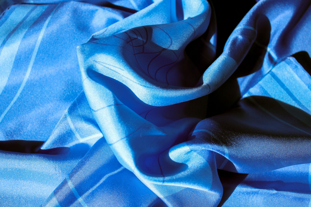 Silk Scarf No. 03 – Midnight Sister | 60x60cm | Limited Edition | Designed in Norway, Made in England