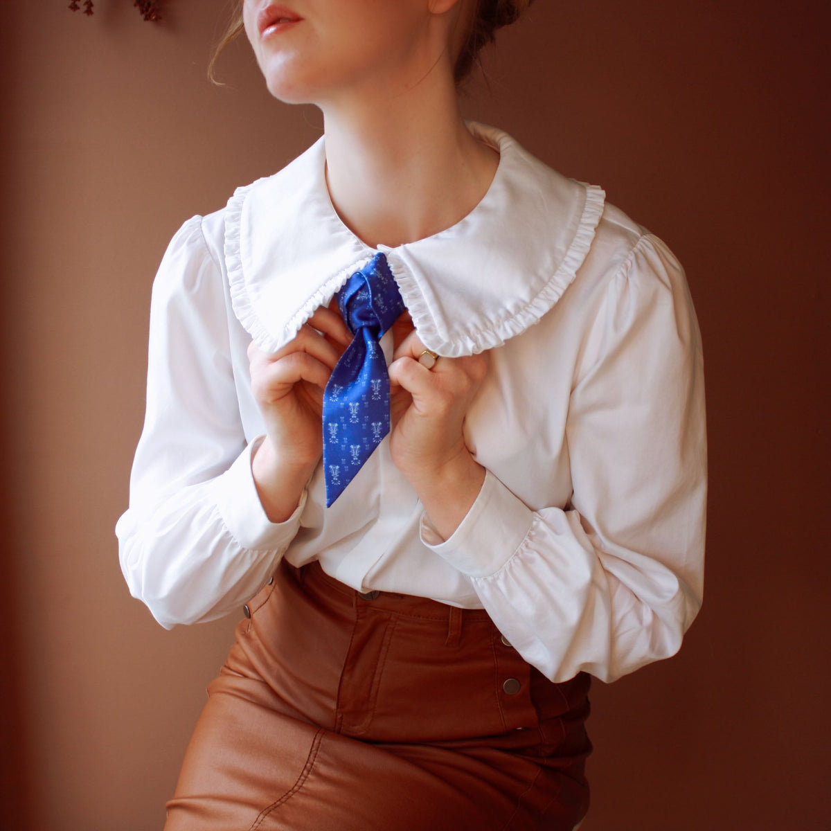 Silk Twilly Scarf No. 17 – Ocean Rogue | 121cm | Limited Edition | Designed in Norway, Made in England